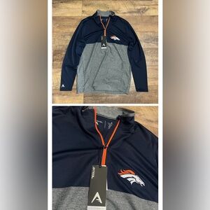 NFL Nike Broncos 1/2 zip up light hoodie